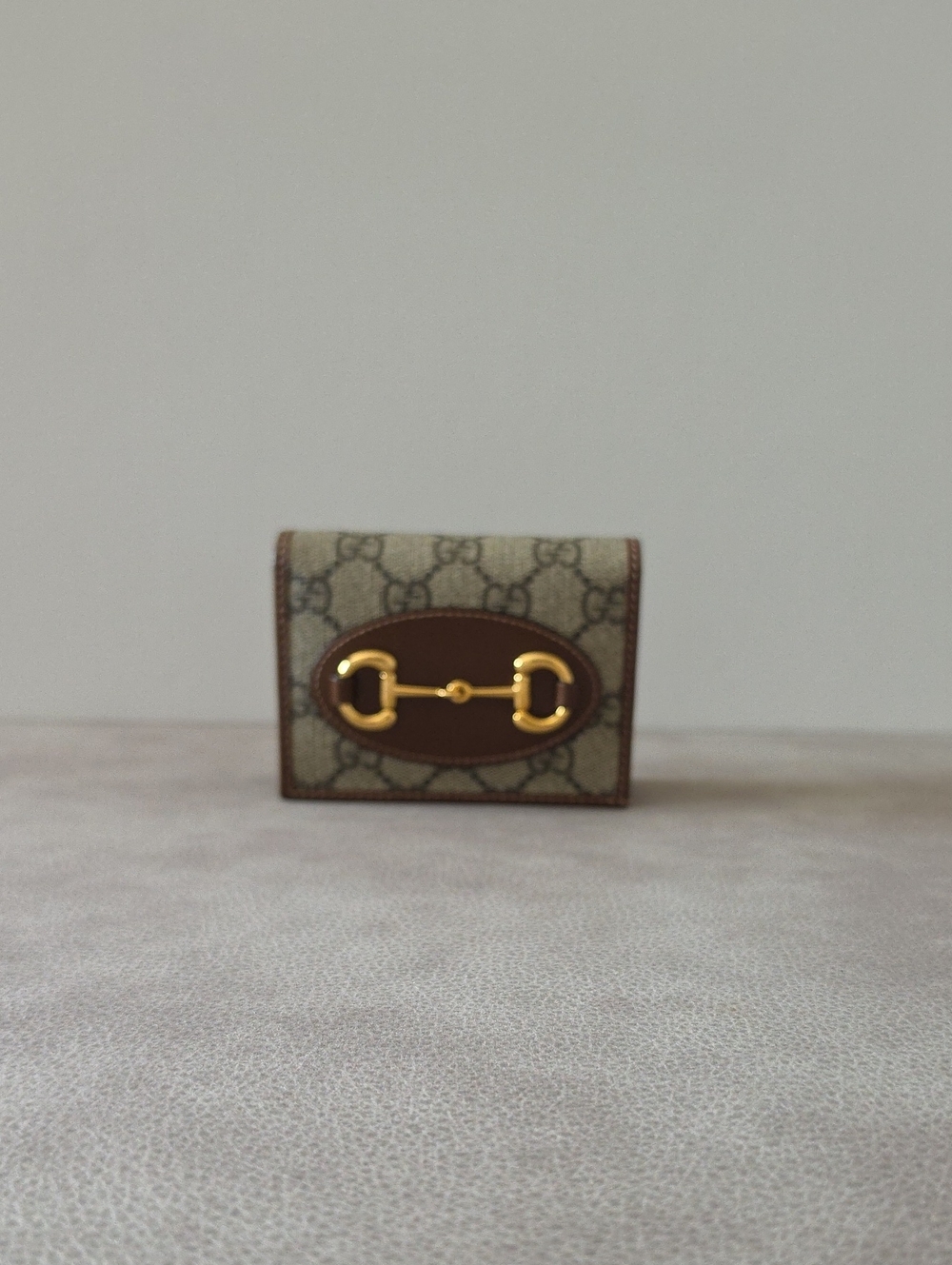 Gucci GG Supreme Monogram Horsebit 1955 Card Case Wallet